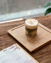 iced houjicha latte