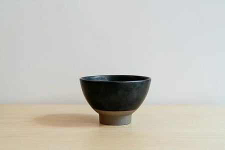 Shodai matcha bowl big grey