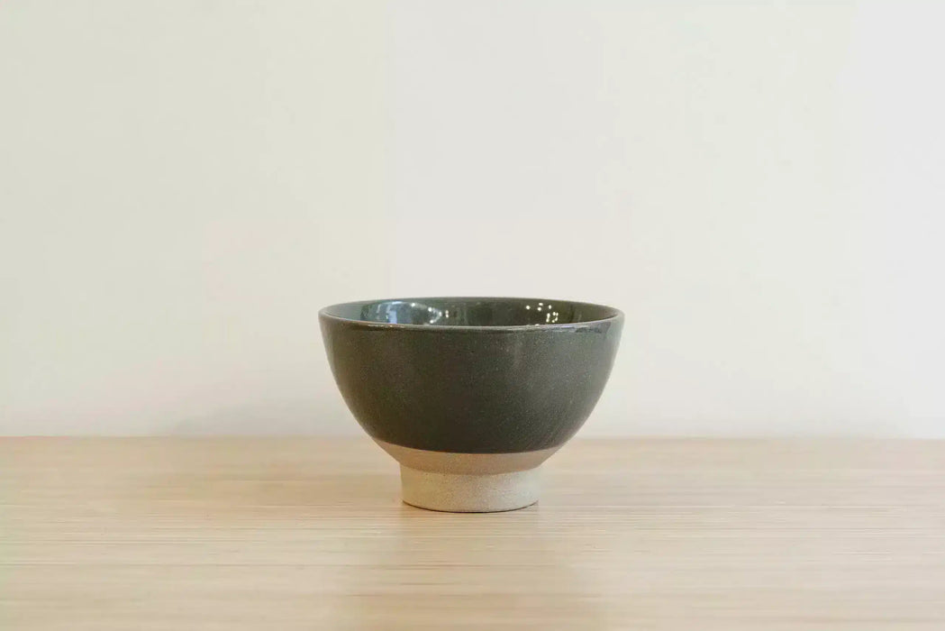 Shodai Chawan - Japanse kom - Groen