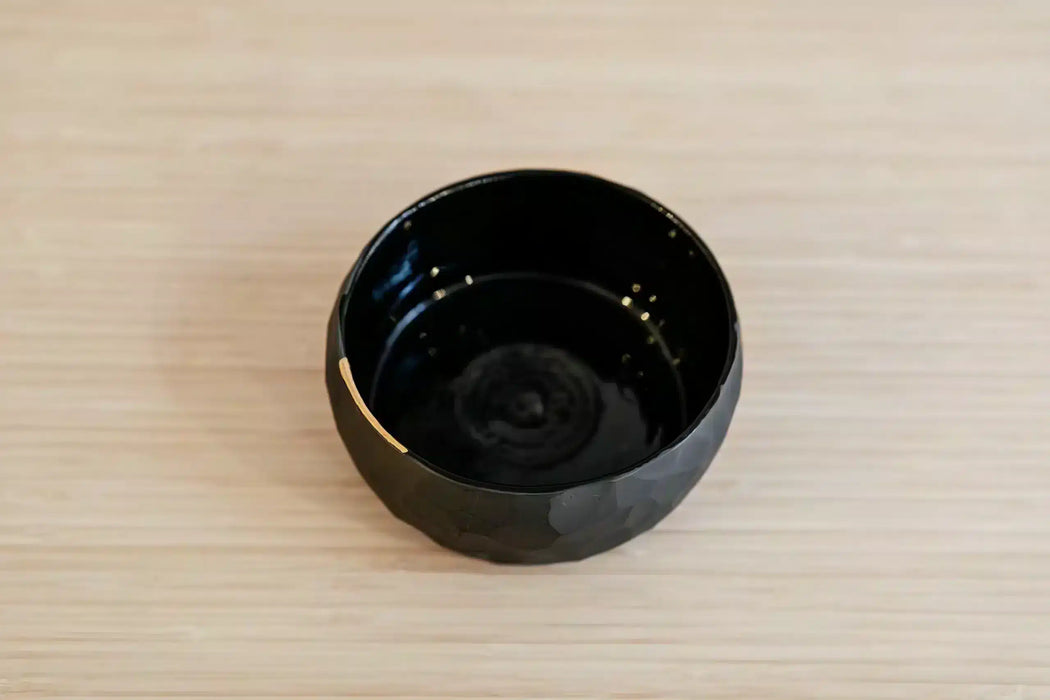 Zwarte Chawan – Japanse kom – Handgemaakt