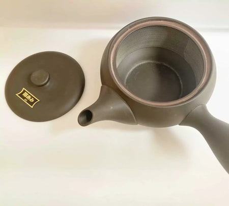kyusu tea pot black
