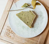 matcha cake witte chocolade