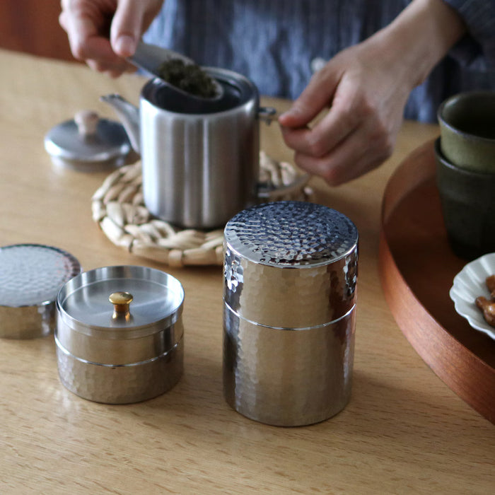 Stainless Steel Tea Caddy